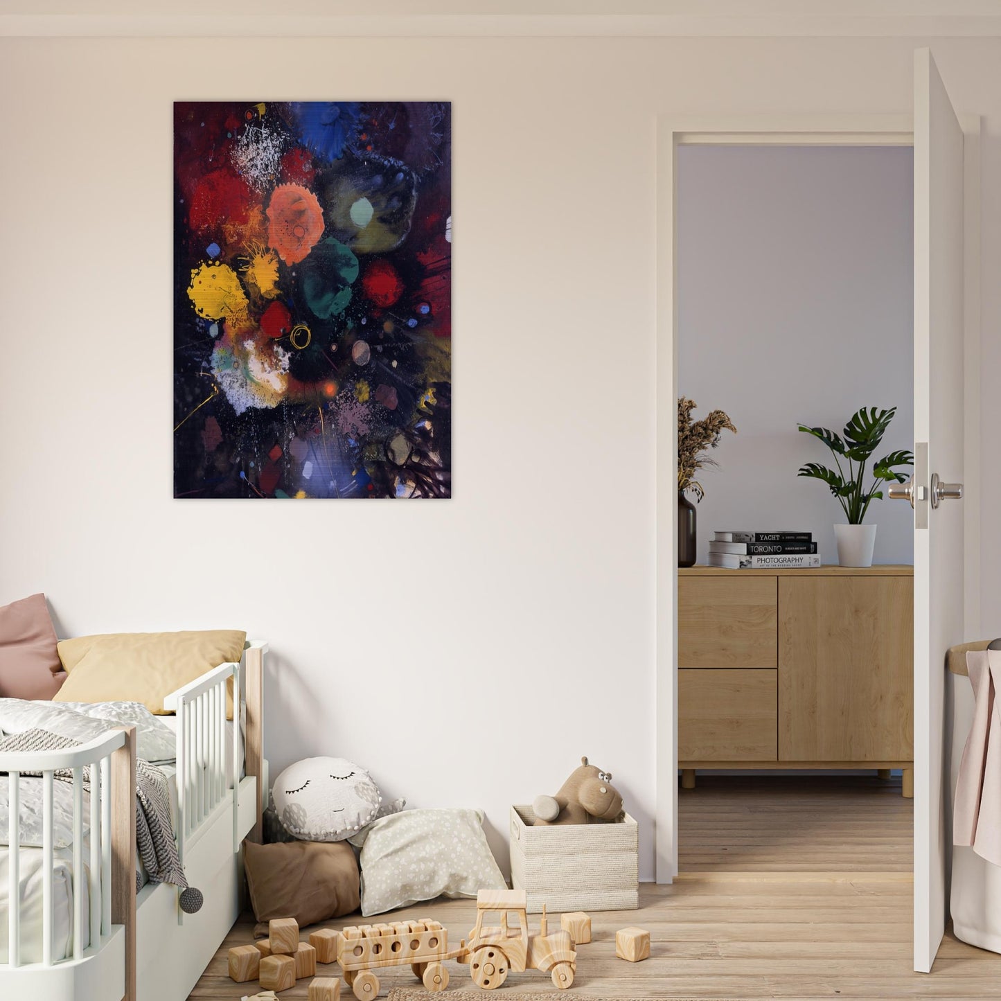 Flowers No. 5 - 1975 - Gebre Kristos Desta Brushed Aluminum Print - 70x100 cm / 28x40 inches | Gebre Kristos Desta Aluminum Print | Gebre Kristos Desta Prints