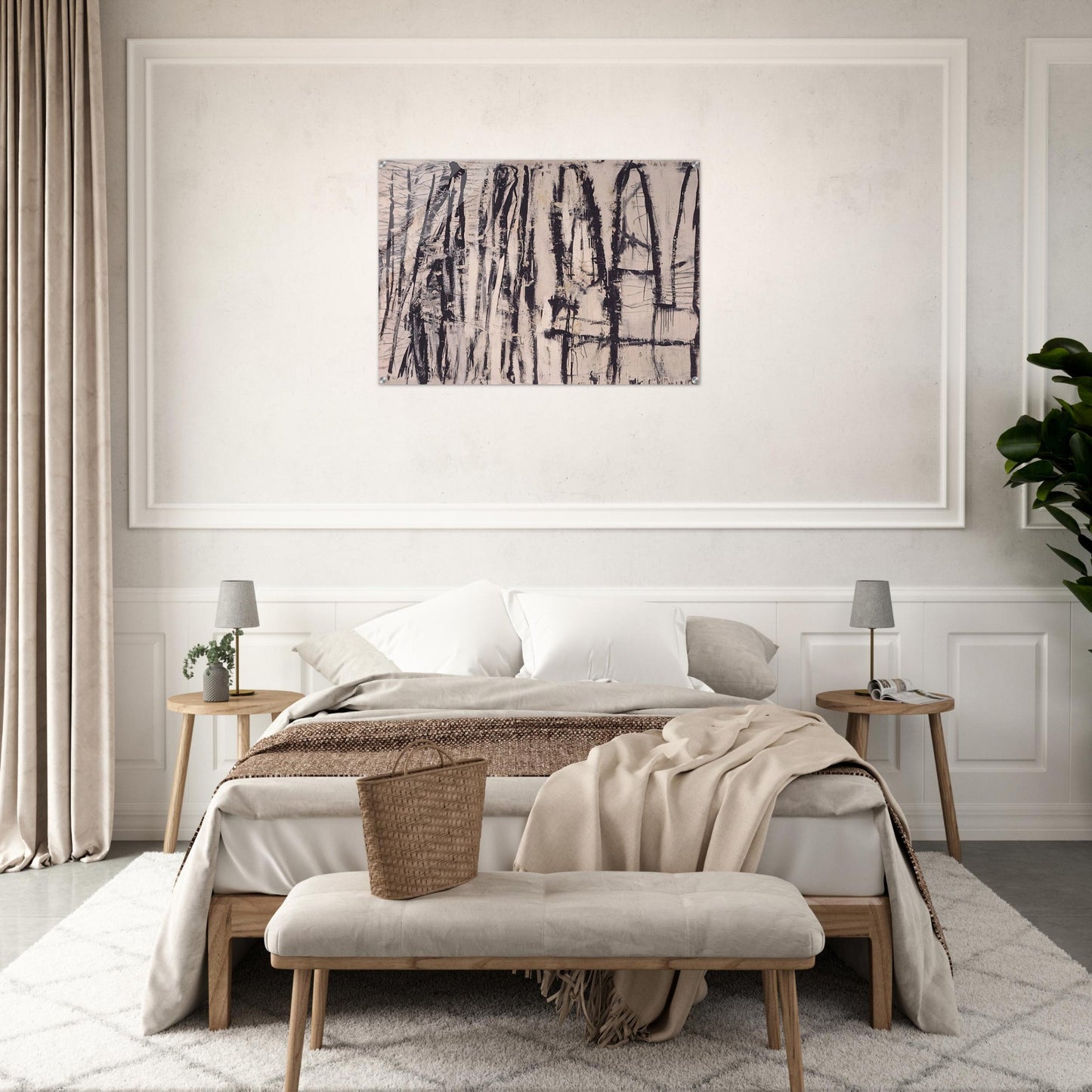 Quarzeat - Cy Twombly Acrylic Print - 70x100 cm / 28x40″ inches