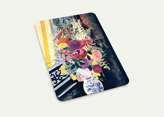 BOUQUET OF VARIOUS FLOWERS 1927 By Moise Kisling Pack of 10 Post Cards | Moise Kisling Post Cards | A6 (10.5 x 14.8 cm) - 4.1 x 5.8 inches