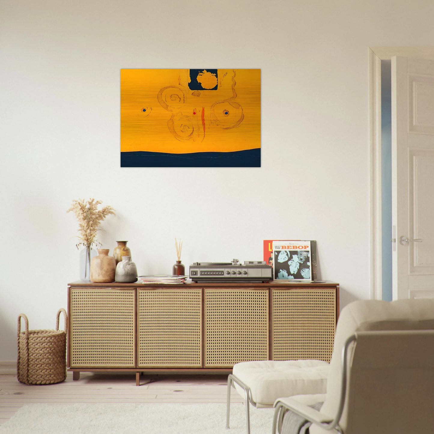 Plaza Real - 1988 - Helen Frankenthaler Brushed Aluminum Print - 70x100 cm / 28x40 inches | Helen Frankenthaler Aluminum Print | Helen Frankenthaler Prints