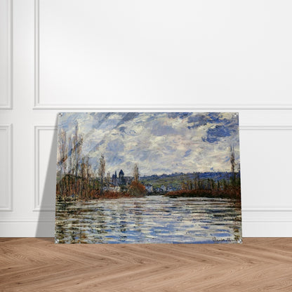 Flood of the Seine at Vetheuil - claude monet Acrylic Print - 70x100 cm / 28x40″ inches | claude monet Wall Art | claude monet Prints