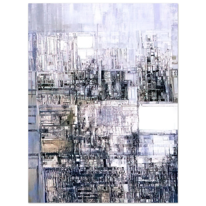 Maria Helena Vieira da Silva - New Amsterdam II - 1970  75x100 cm / 30x40inches Fine Art Poster