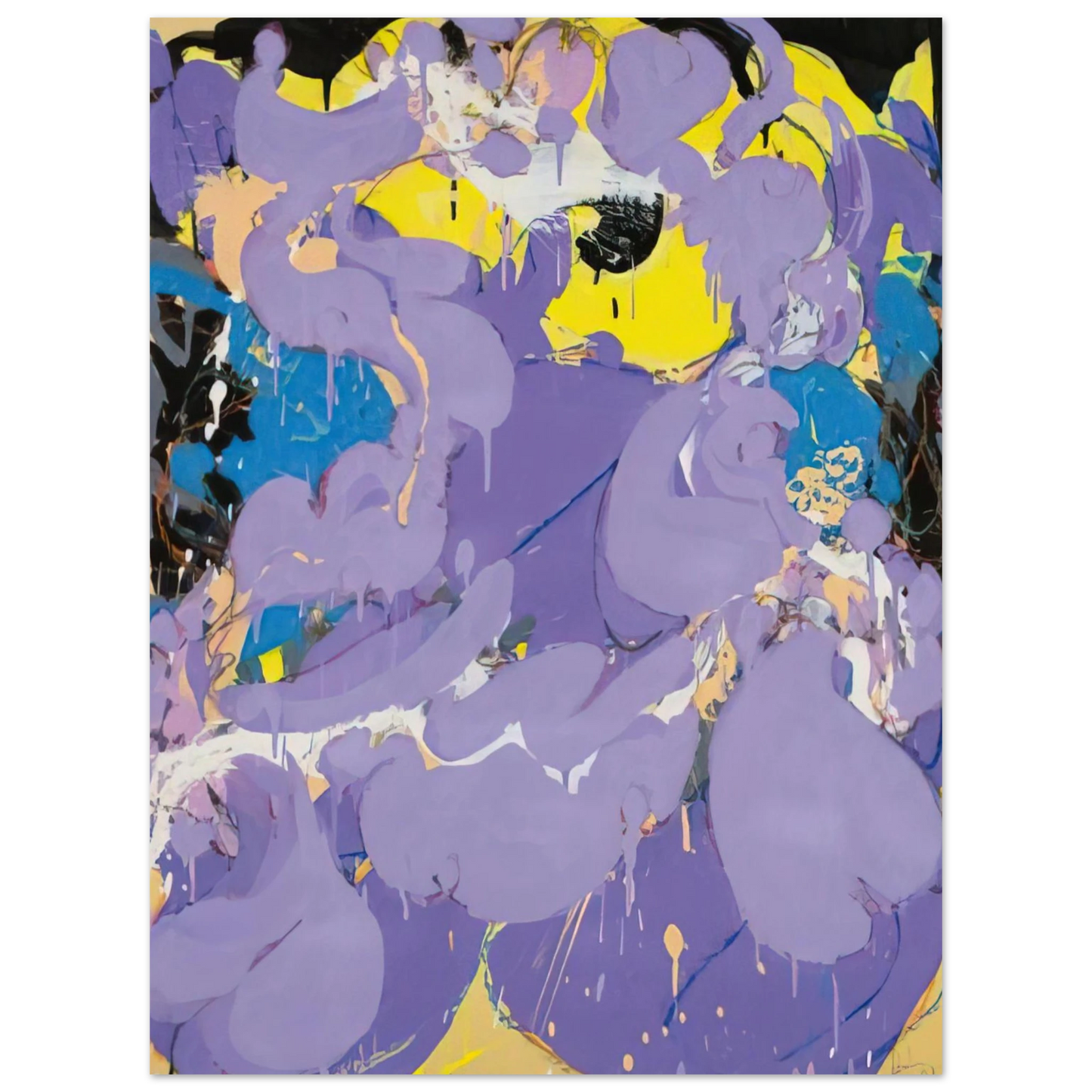 Helen Frankenthaler - Untitled - 1978 Wall art - 40x50 cm / 16x20 inches - Fine Art Poster-canvas - -