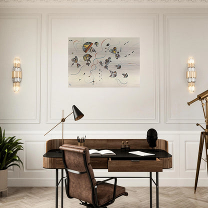 LAST WATERCOLOUR 1944 - Wassily Kandinsky Brushed Aluminum Print - 70x100 cm / 28x40 inches | Wassily Kandinsky Aluminum Print | Wassily Kandinsky Prints