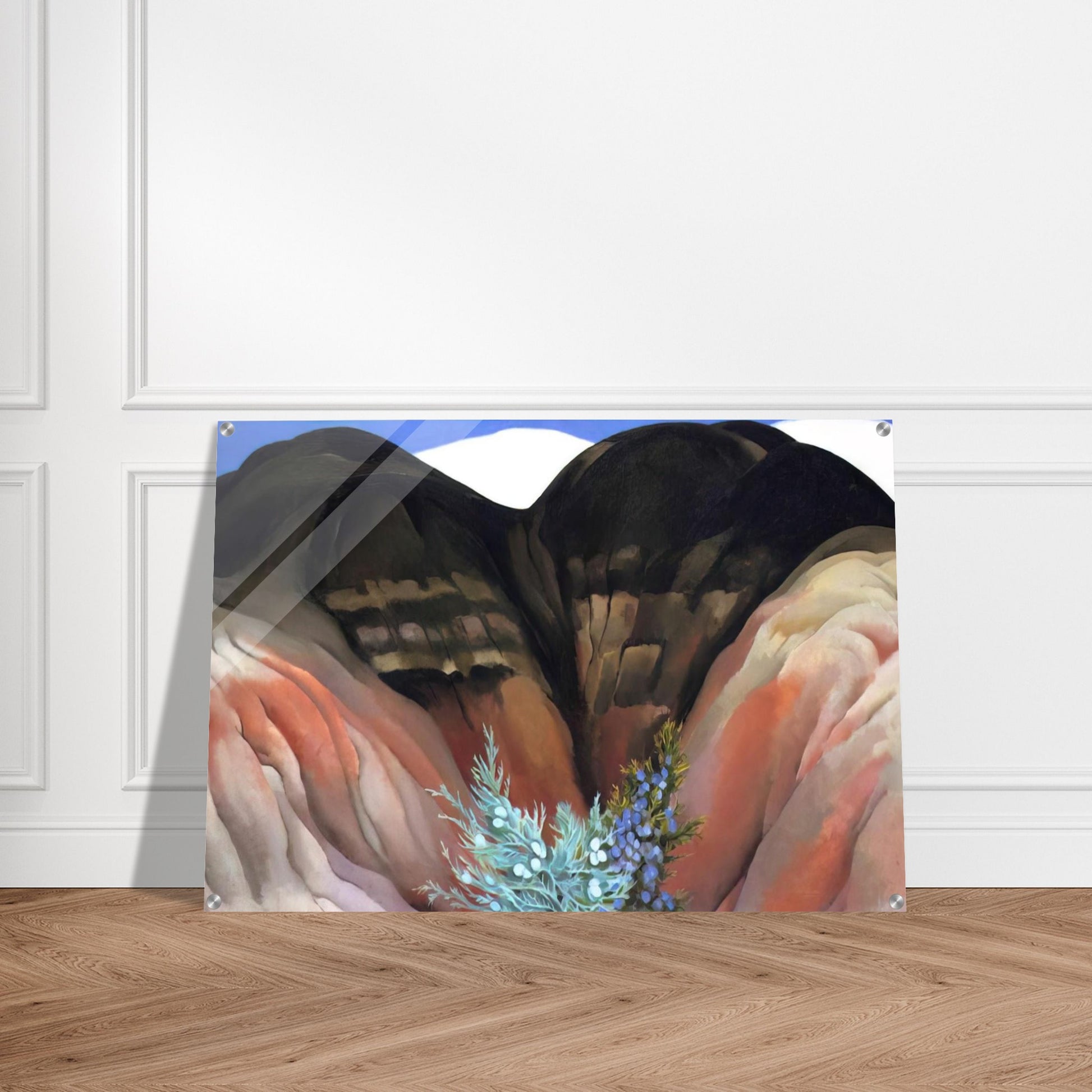 Black Hills with Cedar - Georgia O'Keeffe Acrylic Print - 70x100 cm / 28x40″ inches