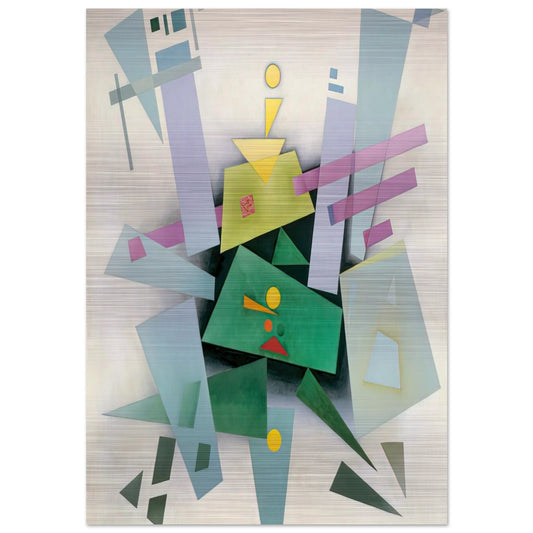 INVENTION COMPOSITION 31 1933 - Rudolf Bauer Brushed Aluminum Print - 70x100 cm / 28x40 inches | Rudolf Bauer Aluminum Print | Rudolf Bauer Prints