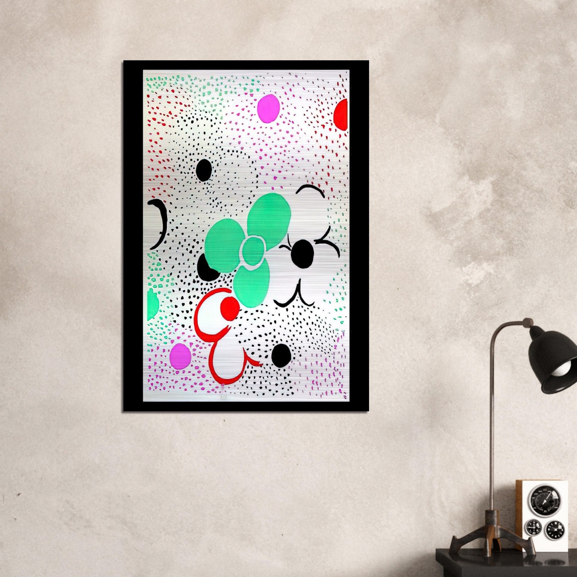 COMPOSITION - Sonia Delaunay Brushed Aluminum Print - 70x100 cm / 28x40 inches | Sonia Delaunay Aluminum Print | Sonia Delaunay Prints