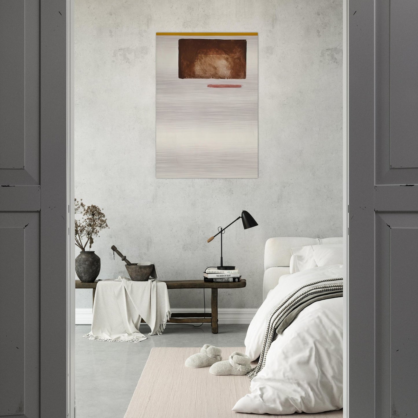 Olympia Sun-Box - 1957 - Theodoros Stamos Brushed Aluminum Print - 70x100 cm / 28x40 inches | Theodoros Stamos Aluminum Print | Theodoros Stamos Prints