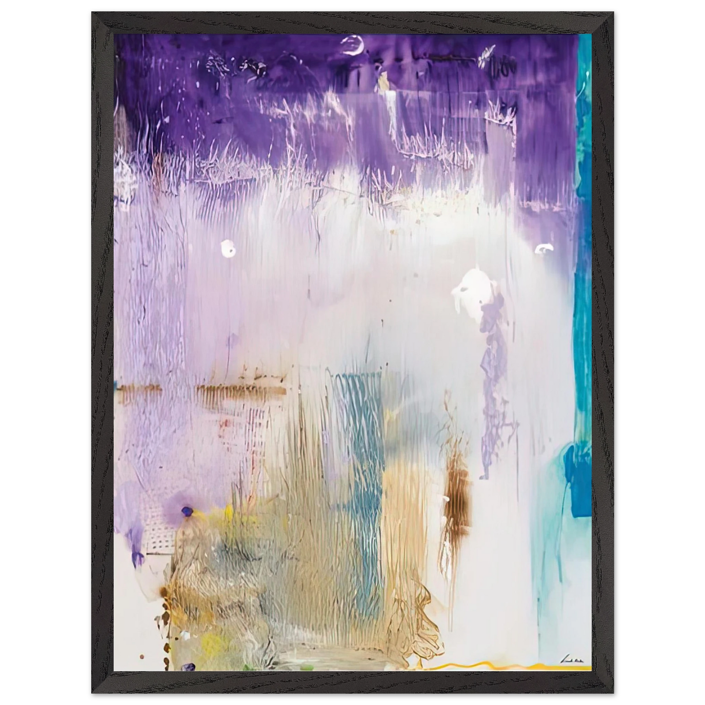Helen Frankenthaler - Magnet, 1992- Wall Art - 60x80 cm / 24x32 inches - Fine Art Poster-canvas - -