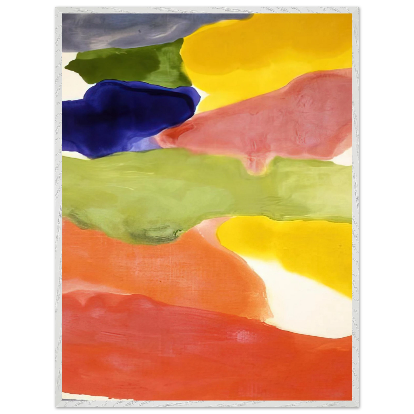 Helen Frankenthaler - Tutti-Fruitti - 1966 Wall art - A3 (29.7 x 42  cm) - Fine Art Poster-canvas - -