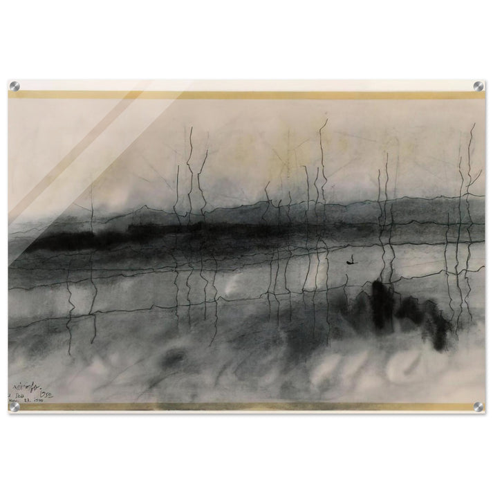 MYSTIC RIVER 1951 - Lyonel Feininger Acrylic Print - 70x100 cm / 28x40″ inches | Lyonel Feininger Wall Art | Lyonel Feininger Prints