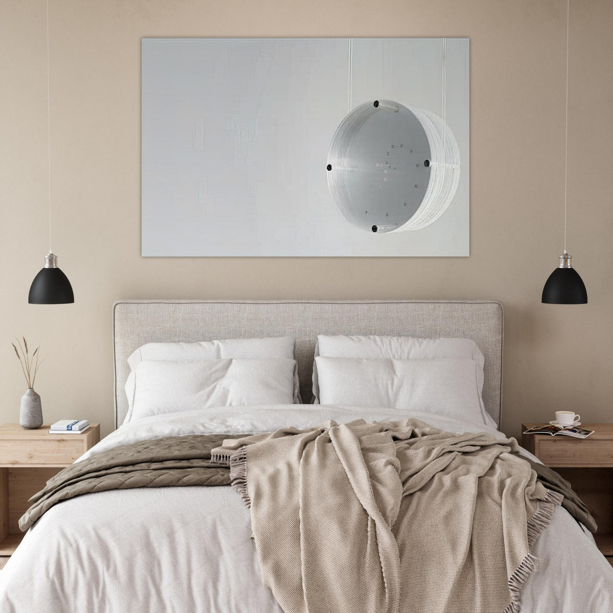 Disco Zero - 1971 - Mira Schendel Art Prints - 100x150 cm / 40x60″ inches | Mira Schendel Poster | Mira Schendel Prints