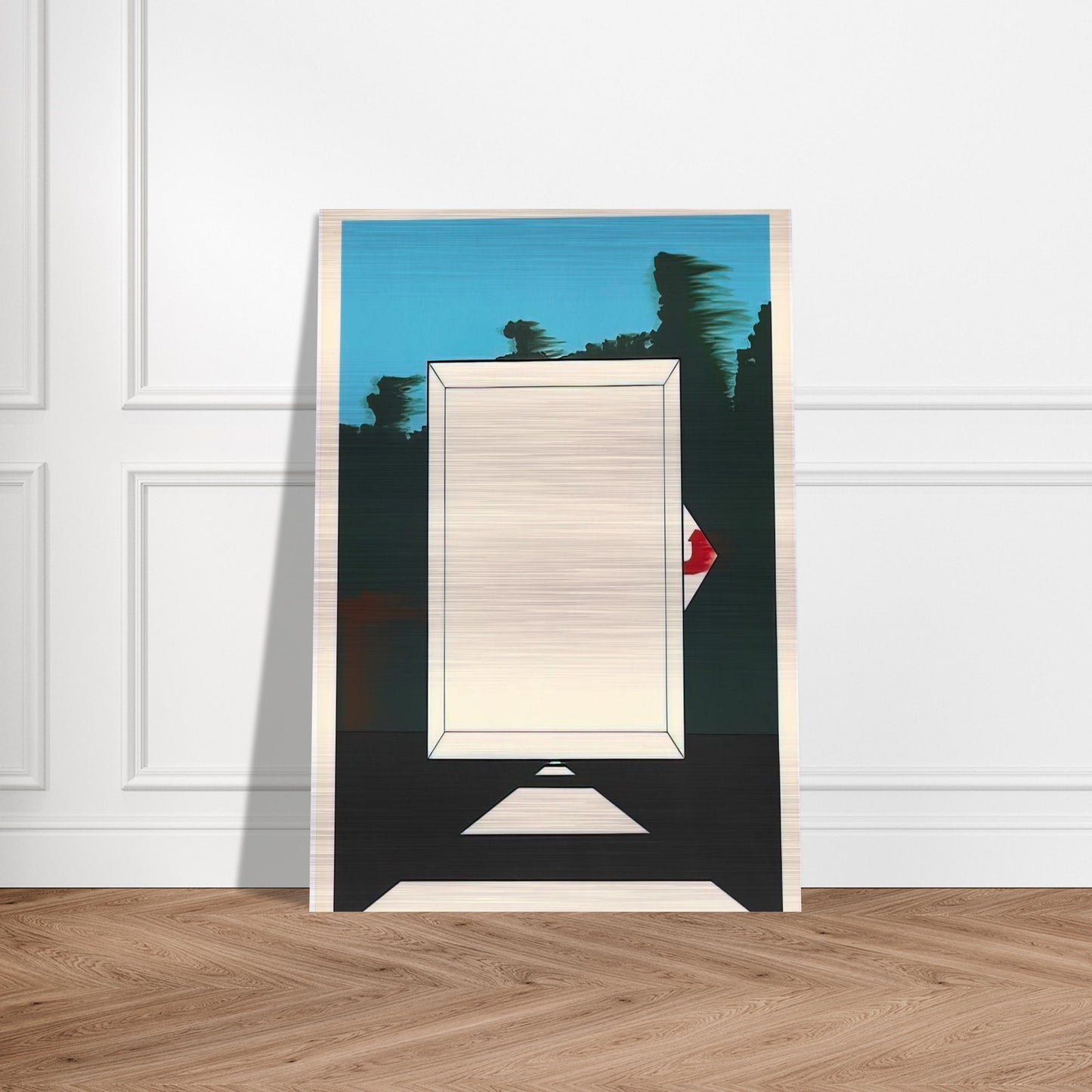 Untitled - 1966 - Allan D Arcangelo Brushed Aluminum Print - 70x100 cm / 28x40 inches | Allan D Arcangelo Aluminum Print | Allan D Arcangelo Prints