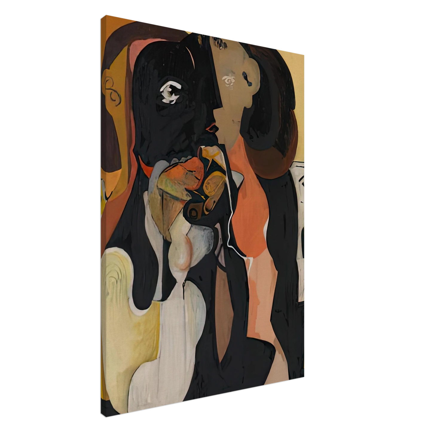 Helen Frankenthaler - Woman, 1950- Wall Art - 60x80 cm / 24x32 inches - Premium Wooden Framed Poster With Fine Art Paper-canvas - Black frame