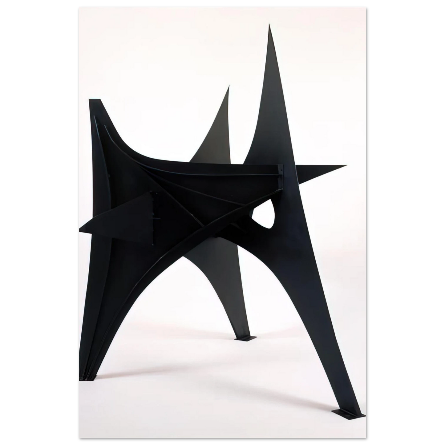Alexander Calder - TROIS PICS INTERMEDIATE MAQUETTE 1967 Fine Art Poster