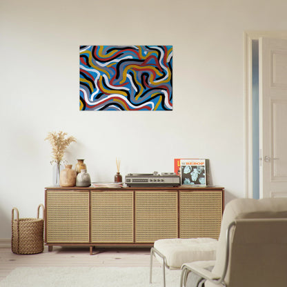 Untitled - Sol LeWitt Brushed Aluminum Print - 70x100 cm / 28x40 inches | Sol LeWitt Aluminum Print | Sol LeWitt Prints