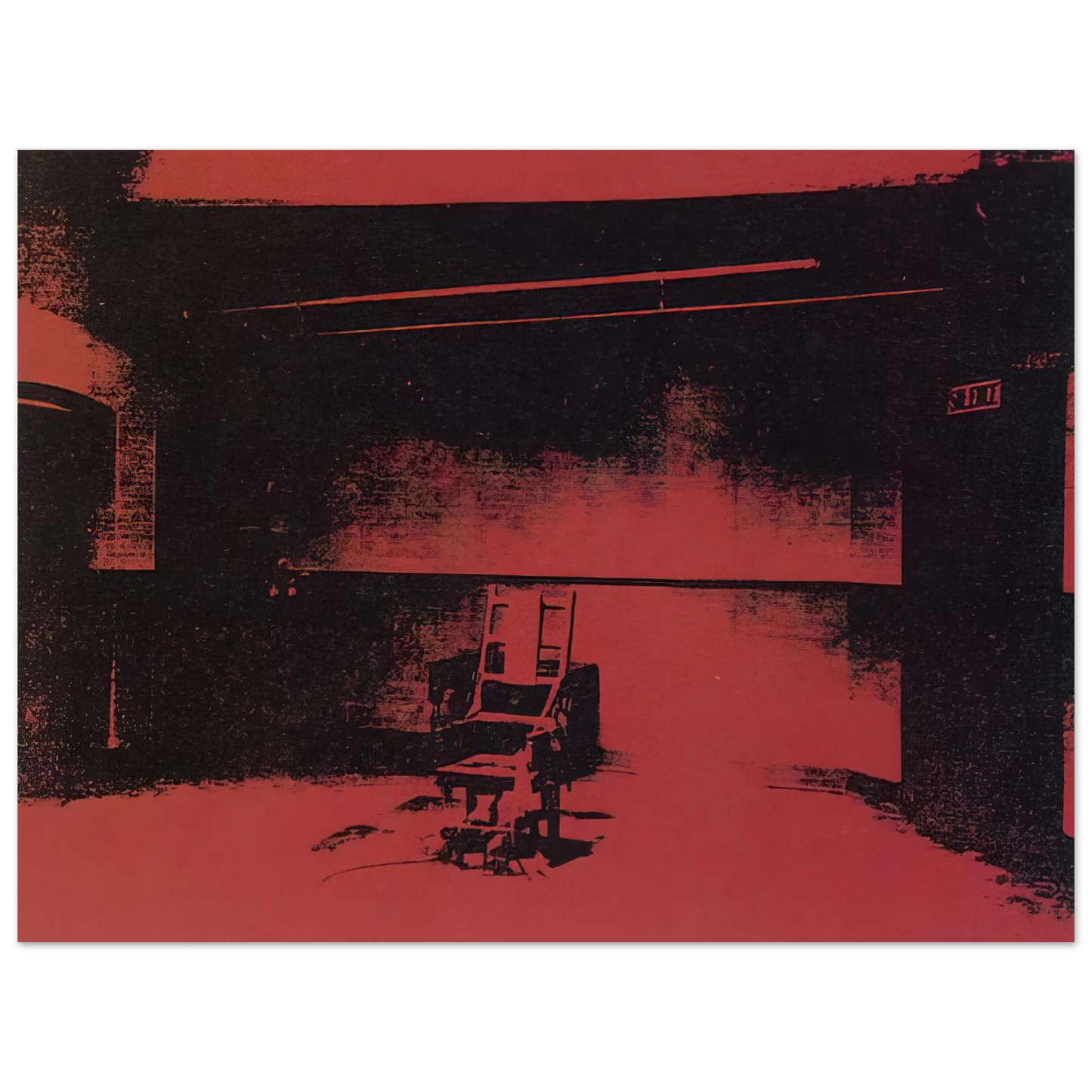 Andy Warhol - Early electric chair Fine Art Poster