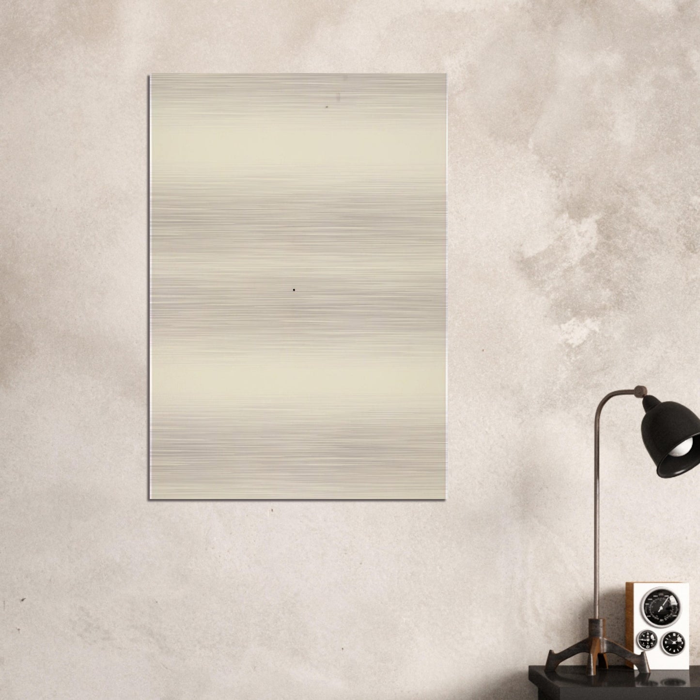 First Conversion - Robert Ryman Brushed Aluminum Print - 70x100 cm / 28x40 inches | Robert Ryman Aluminum Print | Robert Ryman Prints