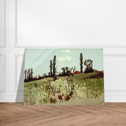 Poplar trees - Arkhyp Kuindzhi Acrylic Print - 70x100 cm / 28x40″ inches
