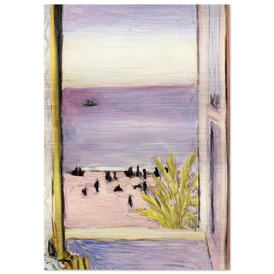 THE OPEN WINDOW 1921 - Henri Matisse Brushed Aluminum Print - 70x100 cm / 28x40 inches | Henri Matisse Aluminum Print | Henri Matisse Prints