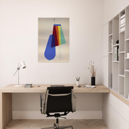 LONG DISTANCE FROM THE PORTFOLIO REVOLVING DOORS 1926 - Man Ray Brushed Aluminum Print - 70x100 cm / 28x40 inches | Man Ray Aluminum Print | Man Ray Prints
