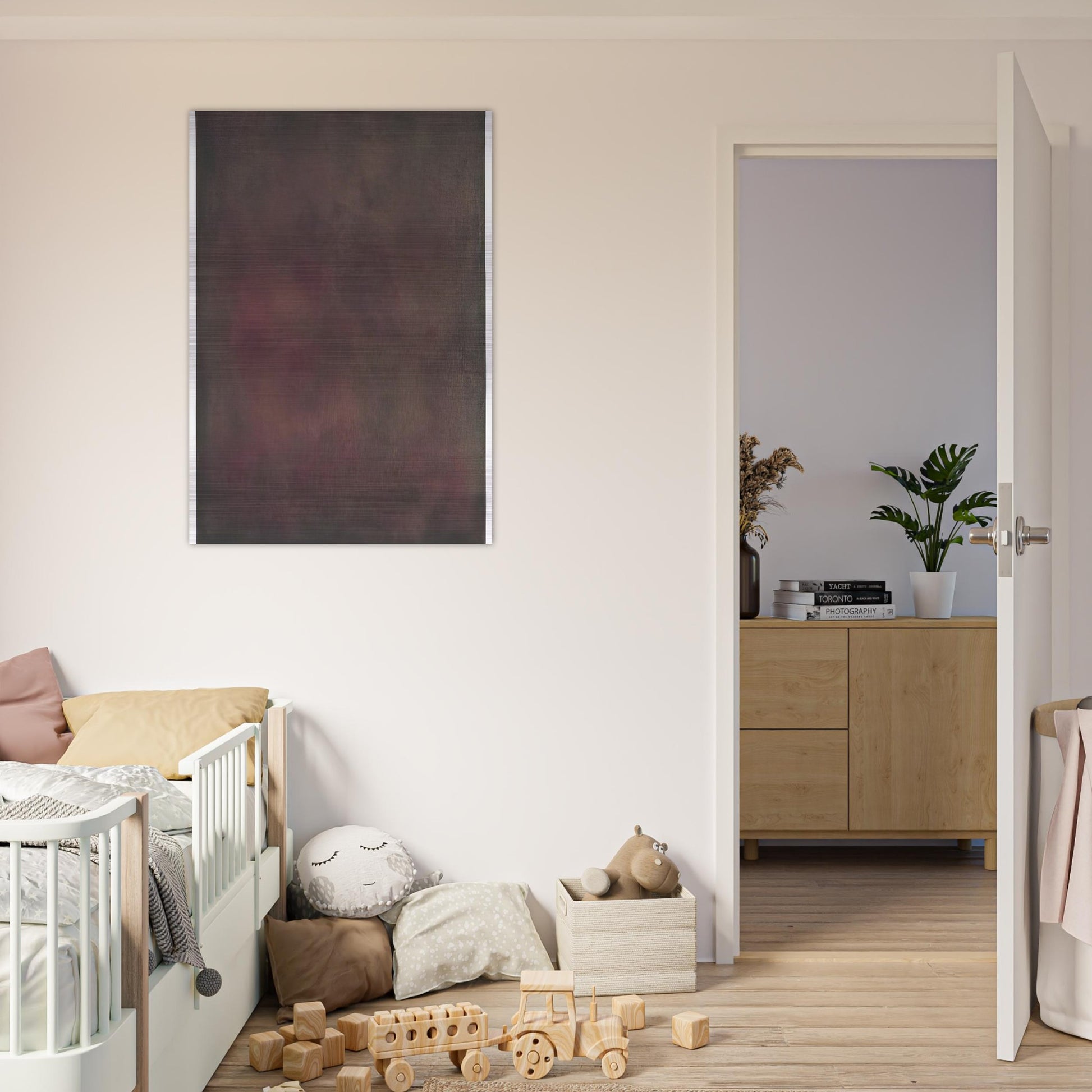 UNTITLED FARBRAUMK RPER 1978 - Gotthard Graubner Brushed Aluminum Print - 70x100 cm / 28x40 inches | Gotthard Graubner Aluminum Print | Gotthard Graubner Prints