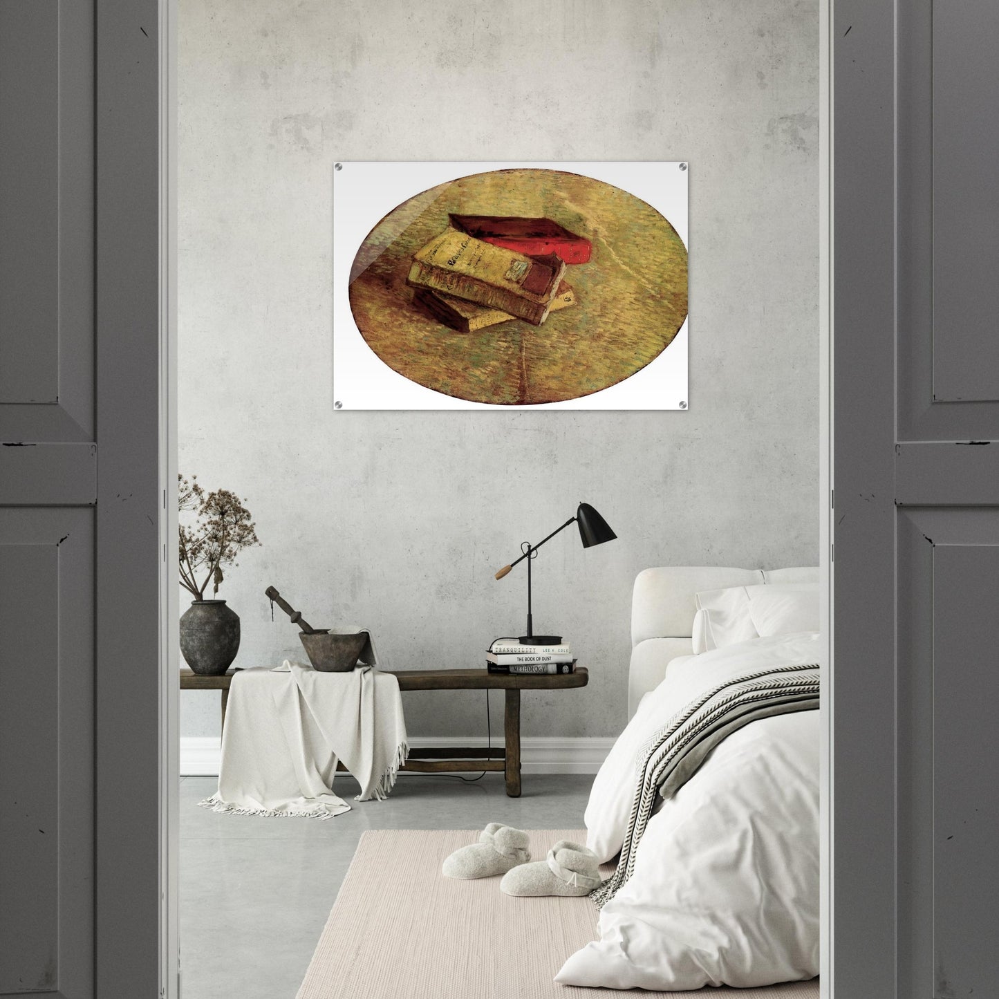 Still Life with Three Books - Vincent van Gogh Acrylic Print - 70x100 cm / 28x40″ inches | Vincent van Gogh Wall Art | Vincent van Gogh Prints