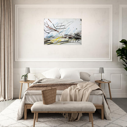 WORKING DRAWING FOR PRIMROSE HILL 1 - Frank Auerbach Acrylic Print - 70x100 cm / 28x40″ inches
