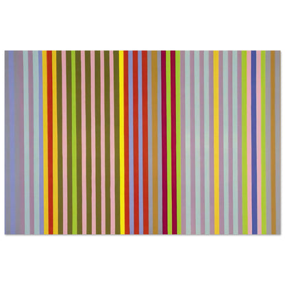 Apricot Ripple - 1968 - Gene Davis Art Prints - 100x150 cm / 40x60″ inches | Gene Davis Poster | Gene Davis Prints