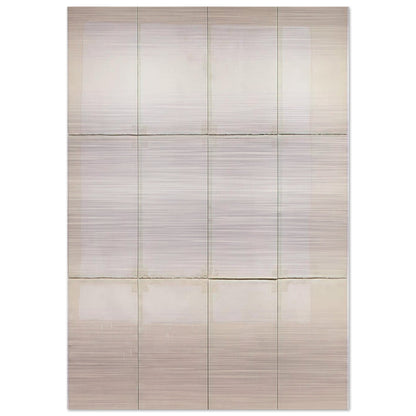Classico 5 - 1968 - Robert Ryman Brushed Aluminum Print - 70x100 cm / 28x40 inches | Robert Ryman Aluminum Print | Robert Ryman Prints