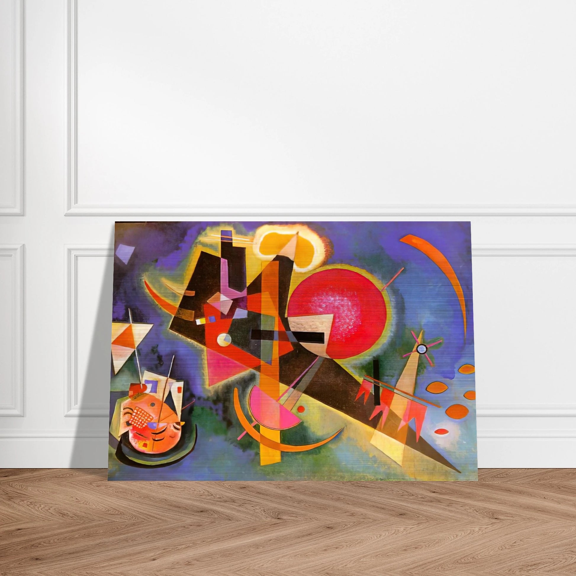 IN BLUE 1925 - Wassily Kandinsky Brushed Aluminum Print - 70x100 cm / 28x40 inches | Wassily Kandinsky Aluminum Print | Wassily Kandinsky Prints