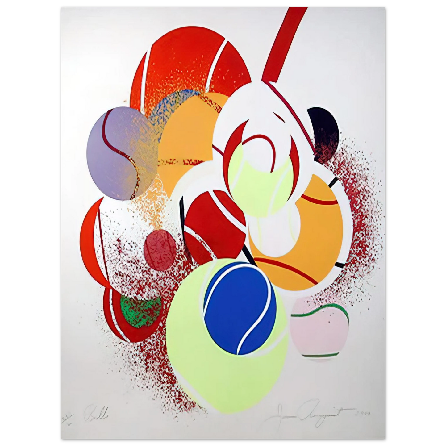 James Rosenquist - Balls  75x100 cm / 30x40inches Fine Art Poster