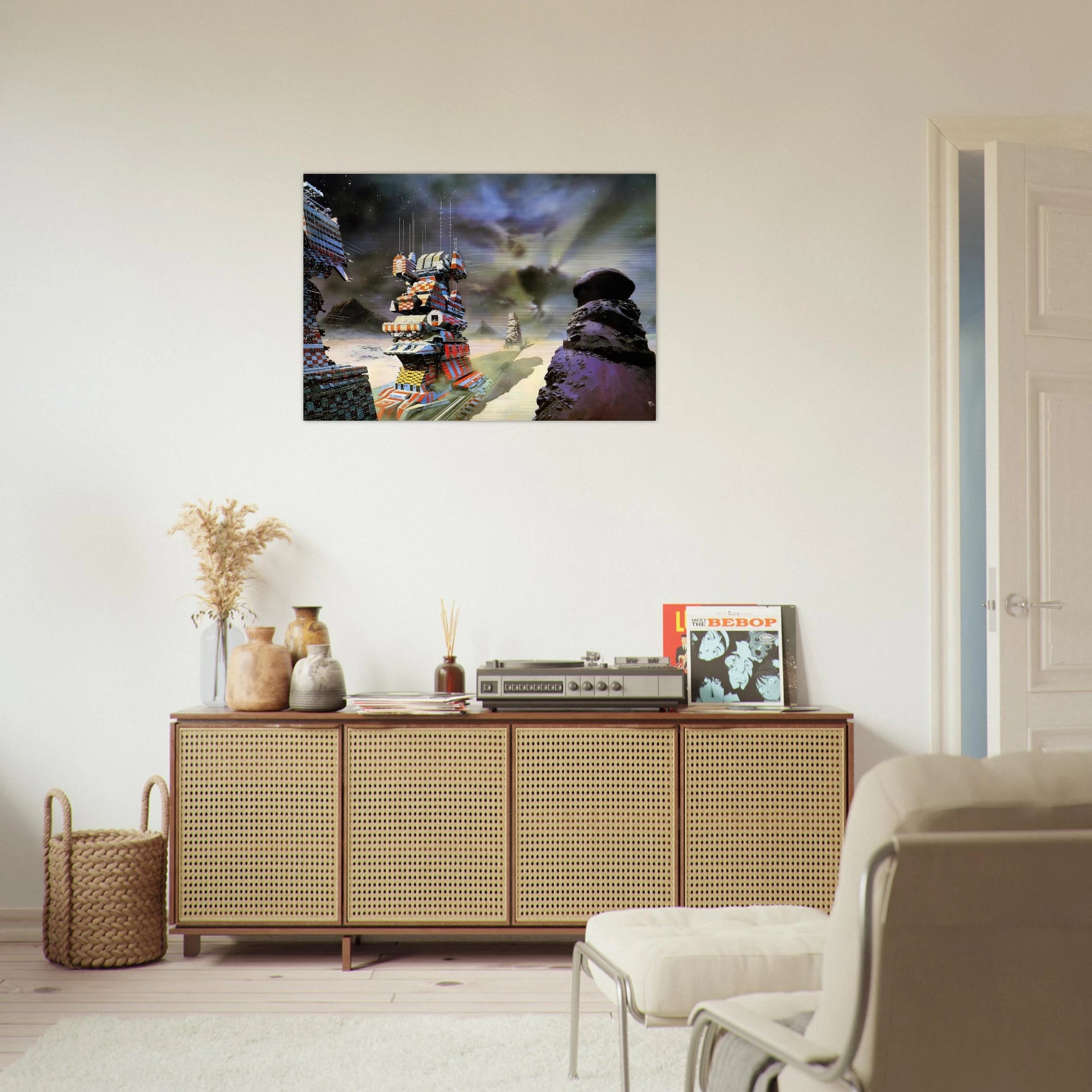 Chris Foss - Chris Foss Brushed Aluminum Print - 70x100 cm / 28x40 inches | Chris Foss Aluminum Print | Chris Foss Prints