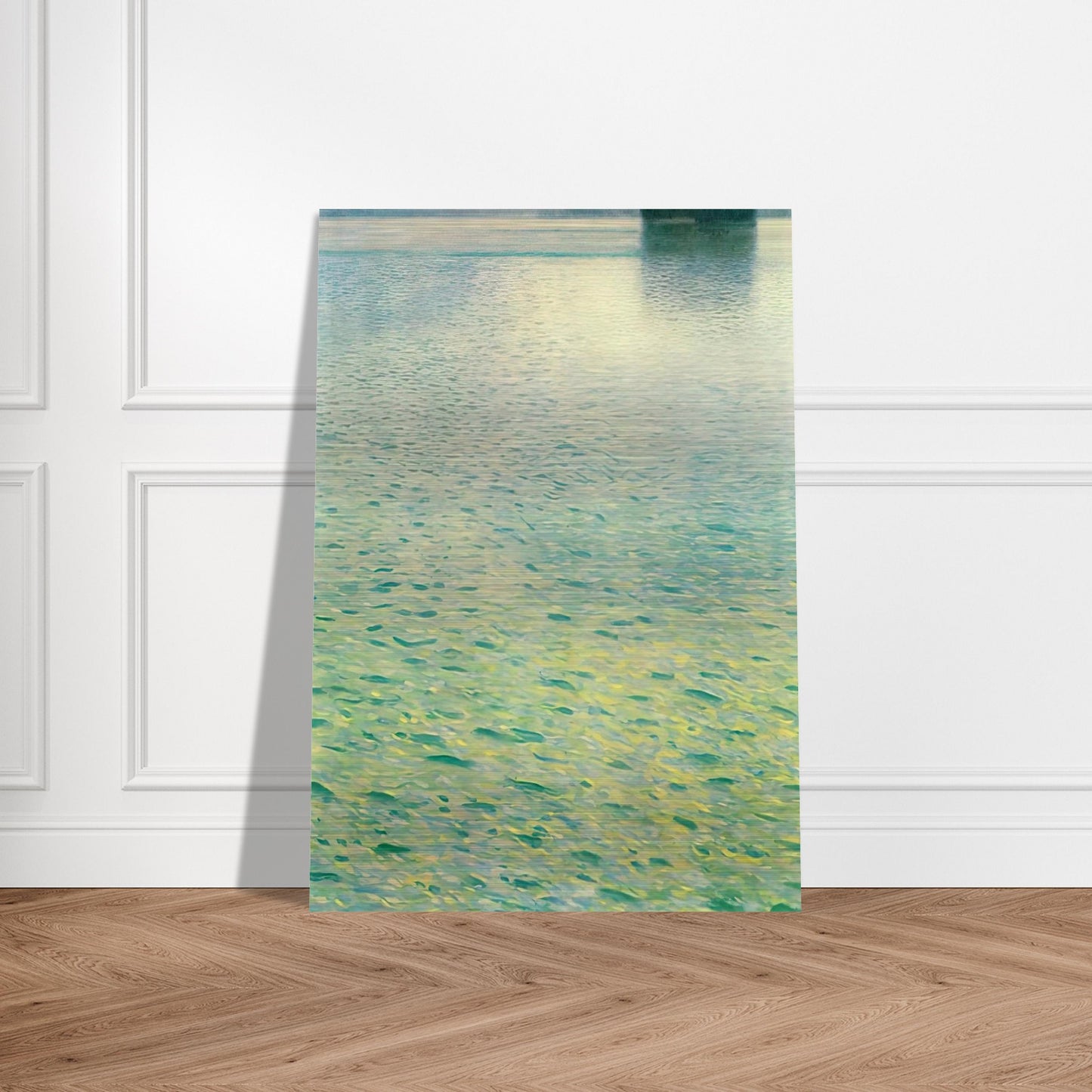 ISLAND IN THE ATTERSEE - Gustav Klimt Brushed Aluminum Print - 70x100 cm / 28x40 inches | Gustav Klimt Aluminum Print | Gustav Klimt Prints