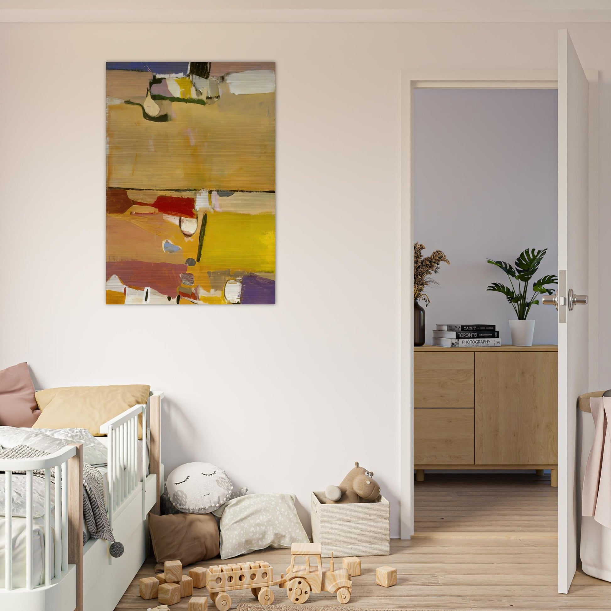 A Day at the Races - Richard Diebenkorn Brushed Aluminum Print - 70x100 cm / 28x40 inches | Richard Diebenkorn Aluminum Print | Richard Diebenkorn Prints