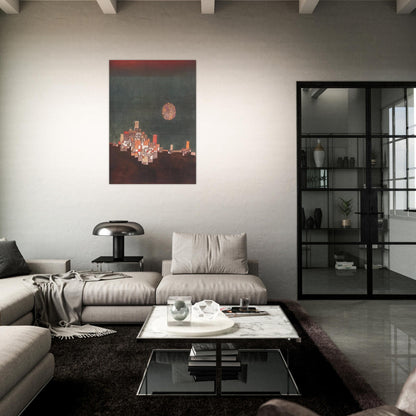 CHOSEN SITE 1940 - Paul Klee Brushed Aluminum Print - 70x100 cm / 28x40 inches | Paul Klee Aluminum Print | Paul Klee Prints