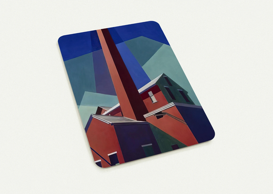 Ballardvale - 1946 By Charles Sheeler Pack of 10 Post Cards | Charles Sheeler Post Cards | A6 (10.5 x 14.8 cm) - 4.1 x 5.8 inches