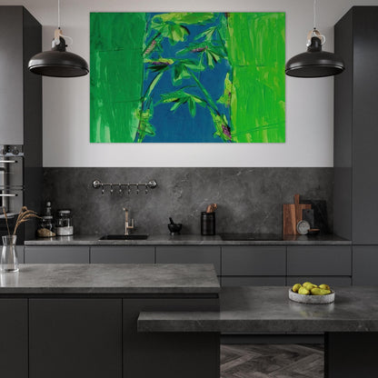 Early Summer - 1980 - Walasse Ting Art Prints - 100x150 cm / 40x60″ inches | Walasse Ting Poster | Walasse Ting Prints