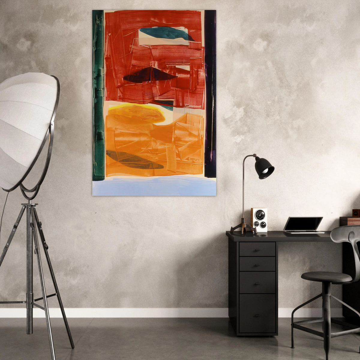 Circe's Palace - 1982 - Ronnie Landfield Art Prints - 100x150 cm / 40x60″ inches | Ronnie Landfield Poster | Ronnie Landfield Prints