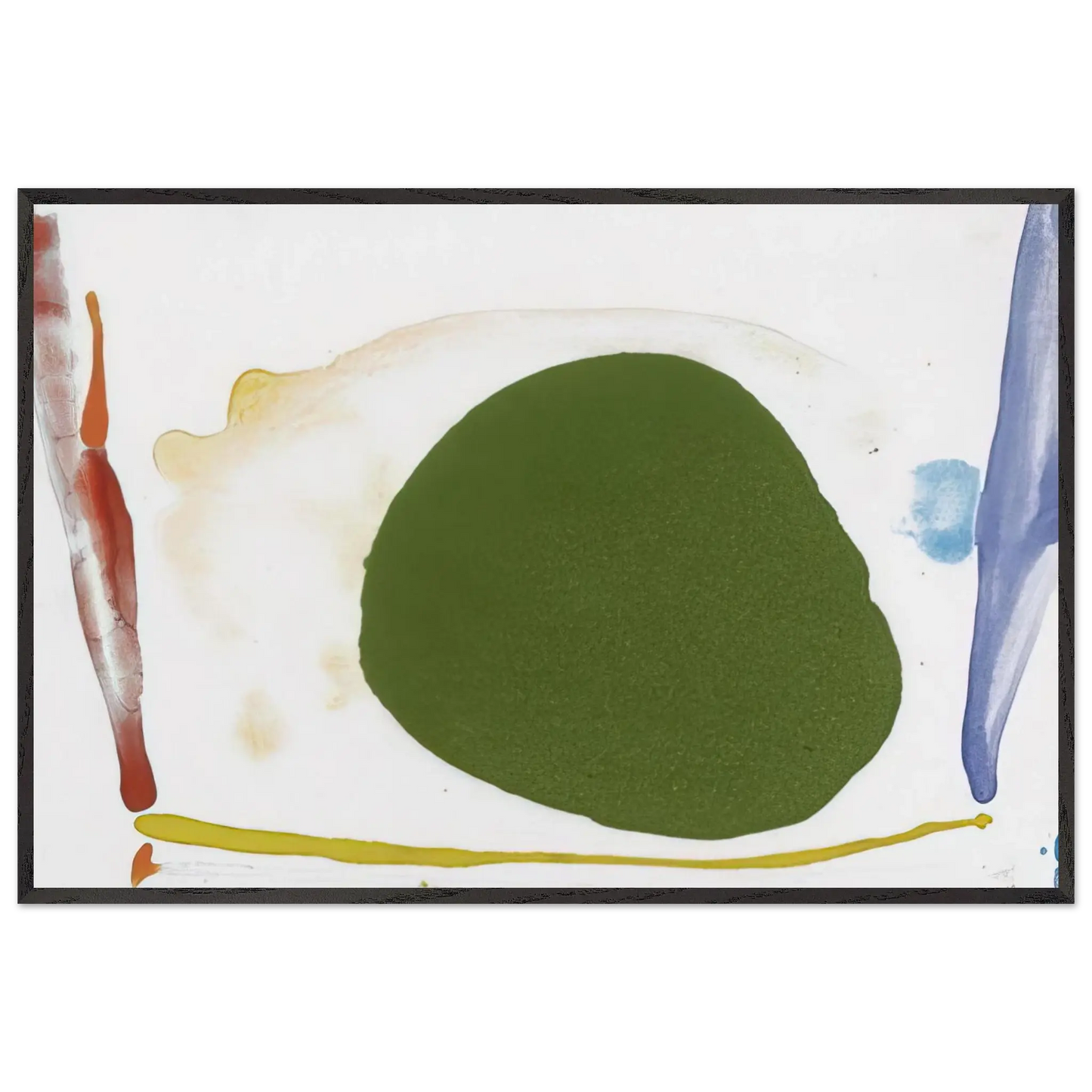 Helen Frankenthaler - Thanksgiving Day - 1973 Wall art - 40x40 cm / 16x16 Inches - Fine Art Poster - -