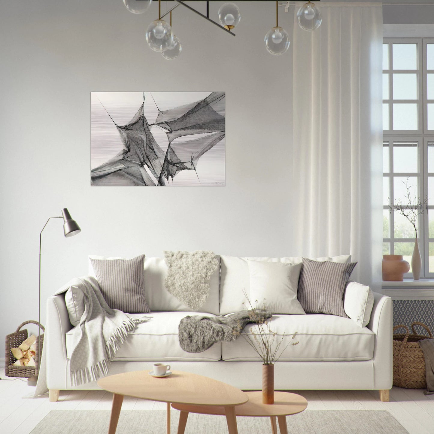 Untitled - 1975 - Manuel Rivera Brushed Aluminum Print - 70x100 cm / 28x40 inches | Manuel Rivera Aluminum Print | Manuel Rivera Prints