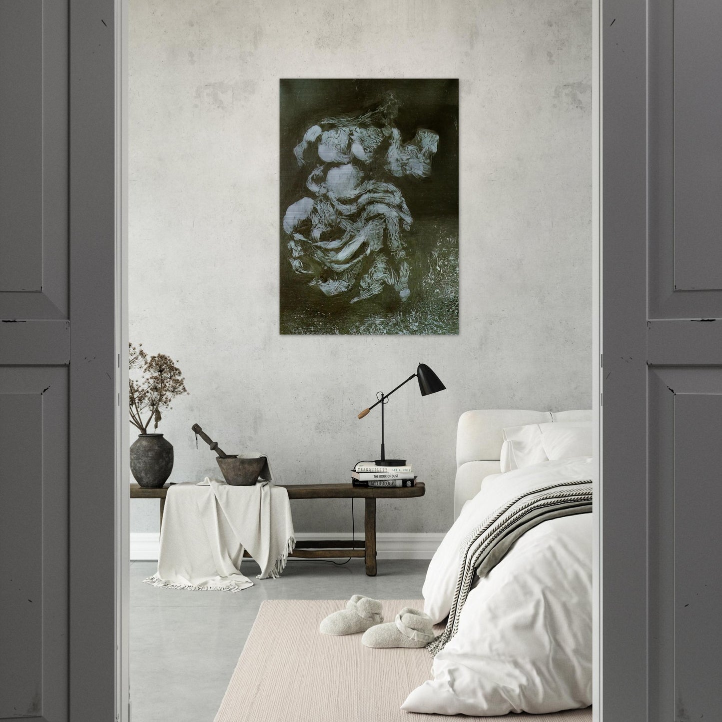 A FATE OF THE PARTHENON - Salvador Dali Brushed Aluminum Print - 70x100 cm / 28x40 inches | Salvador Dali Aluminum Print | Salvador Dali Prints
