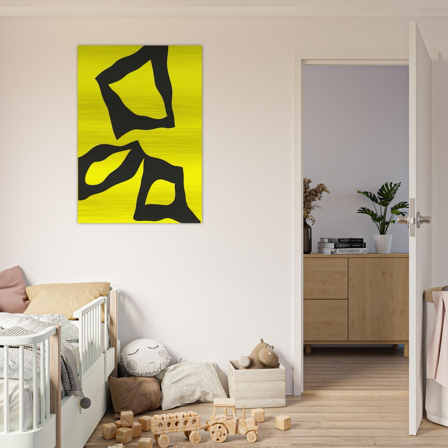 Hasard - Jean Arp Brushed Aluminum Print - 70x100 cm / 28x40 inches | Jean Arp Aluminum Print | Jean Arp Prints