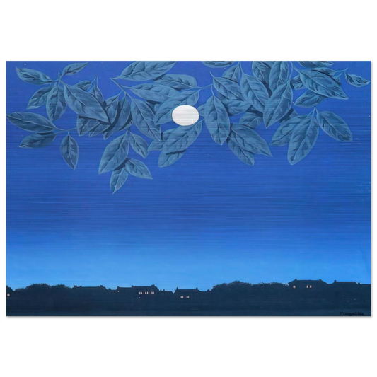 THE BLANK PAGE 1967 - Rene Magritte Brushed Aluminum Print - 70x100 cm / 28x40 inches | Rene Magritte Aluminum Print | Rene Magritte Prints