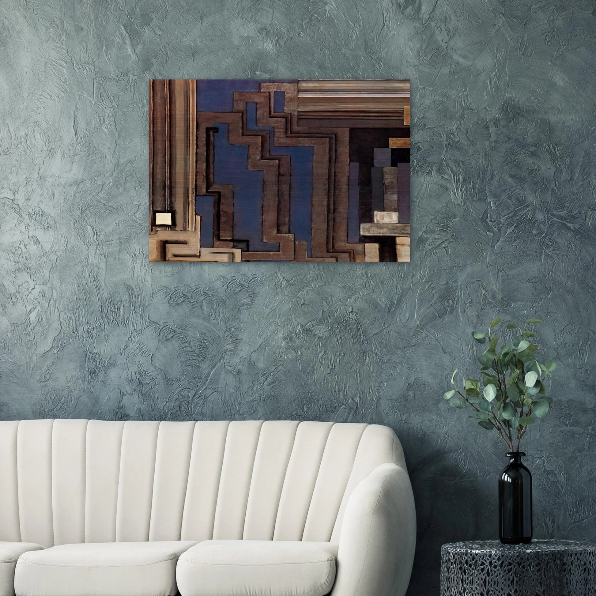Two grays I - Frantisek Kupka Brushed Aluminum Print - 70x100 cm / 28x40 inches | Frantisek Kupka Aluminum Print | Frantisek Kupka Prints