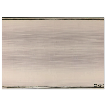 Mr Paranoia VII 20.10.72 No. 106 - 1972 - Bob Law Brushed Aluminum Print - 70x100 cm / 28x40 inches | Bob Law Aluminum Print | Bob Law Prints