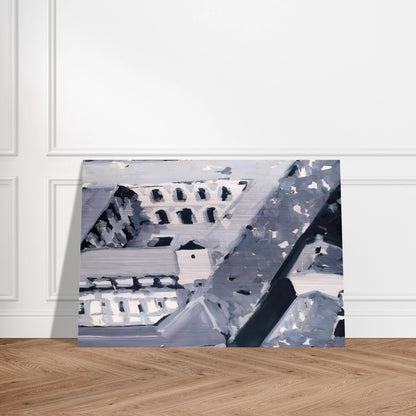 TOWNSCAPE M5 1968 - Gerhard Richter Brushed Aluminum Print - 70x100 cm / 28x40 inches | Gerhard Richter Aluminum Print | Gerhard Richter Prints