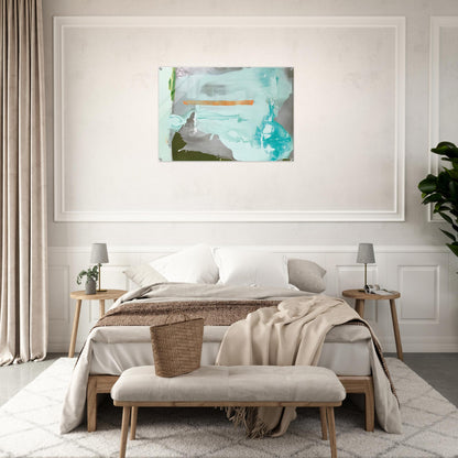 Poseidon, 1990- - Helen Frankenthaler Acrylic Print - 70x100 cm / 28x40″ inches | Helen Frankenthaler Wall Art | Helen Frankenthaler Prints