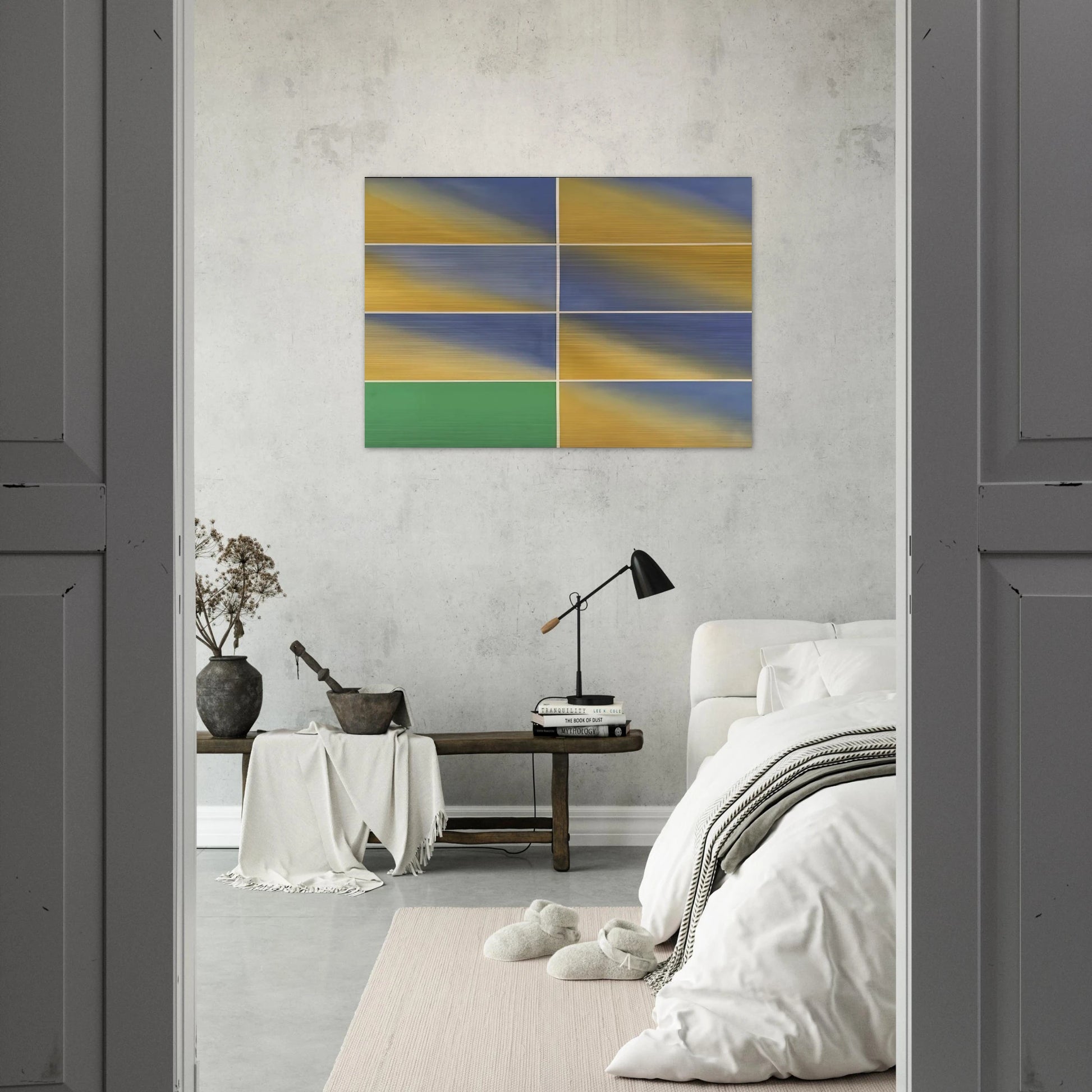 Cambridge Green - 1968 - Mark Lancaster Brushed Aluminum Print - 70x100 cm / 28x40 inches | Mark Lancaster Aluminum Print | Mark Lancaster Prints