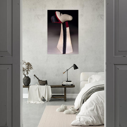 LOFTY 1947 - Kurt Schwitters Brushed Aluminum Print - 70x100 cm / 28x40 inches | Kurt Schwitters Aluminum Print | Kurt Schwitters Prints